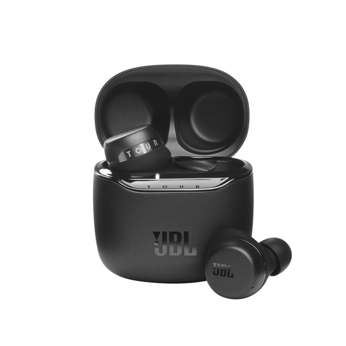 JBL Tour Pro+ TWS - Black - True wireless noise-cancelling earbuds - Hero image number null